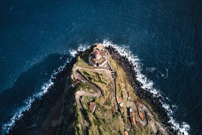 Lighthouse Cliff by Fabian Fortmann canvas print