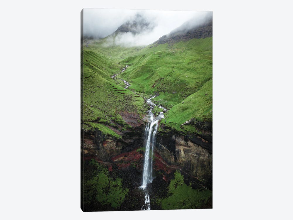 Moody Waterfall by Fabian Fortmann 1-piece Art Print