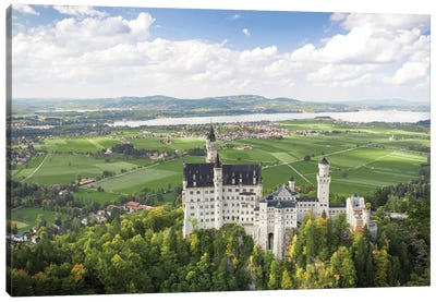 Castle Neuschwanstein Canvas Art Print - Castle & Palace Art
