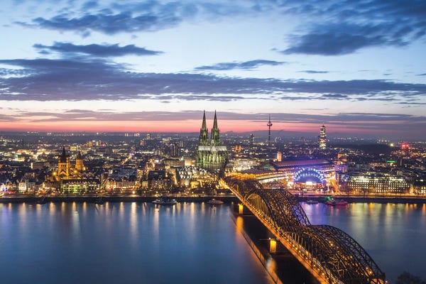 Fabian Fortmann: Cologne Cityscape by Fabian Fortmann