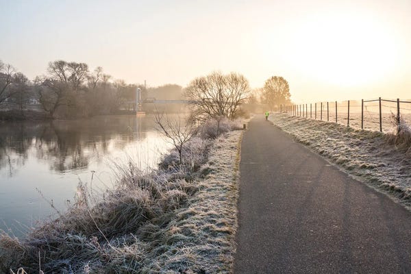 Fabian Fortmann: Misty Morning Run by Fabian Fortmann