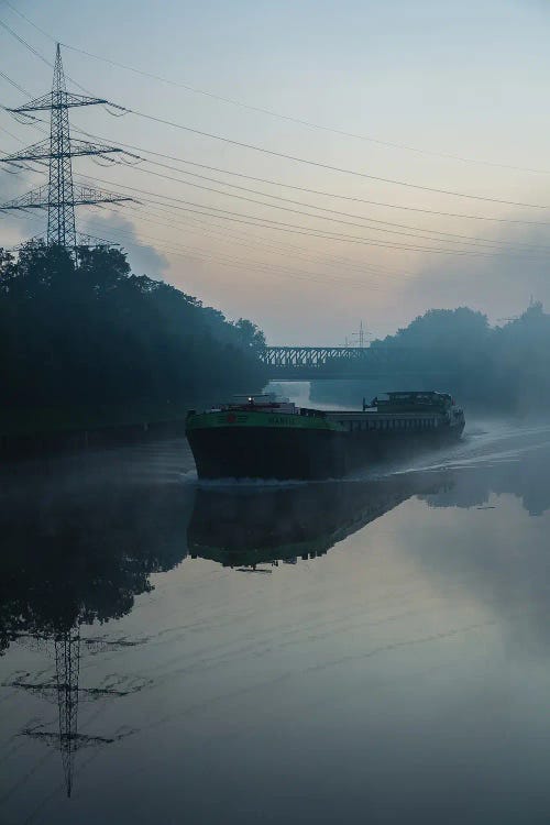 First Ship Of The Day by Fabian Fortmann wall art