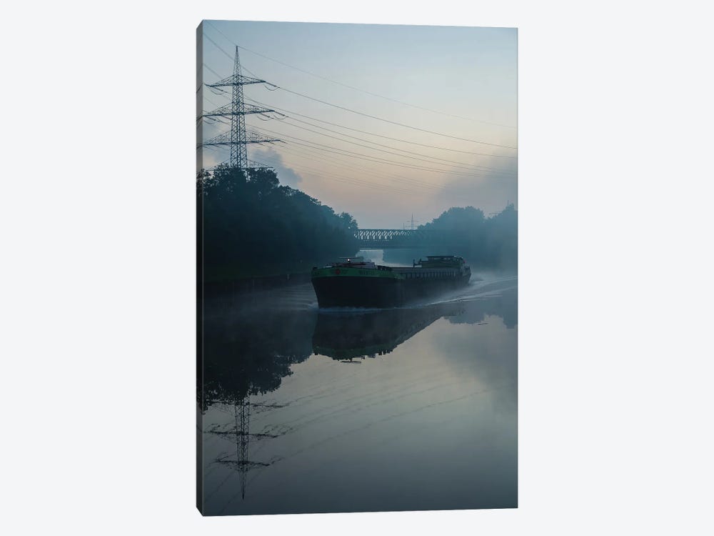 First Ship Of The Day by Fabian Fortmann 1-piece Canvas Art