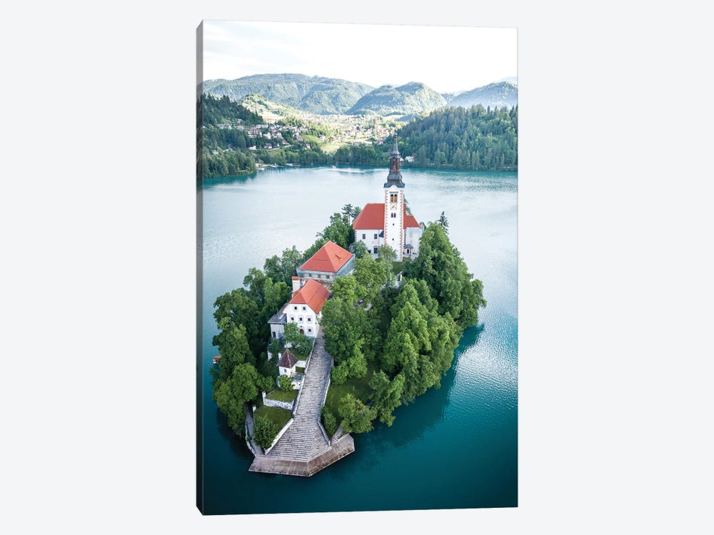Lake Bled Island by Fabian Fortmann 1-piece Art Print