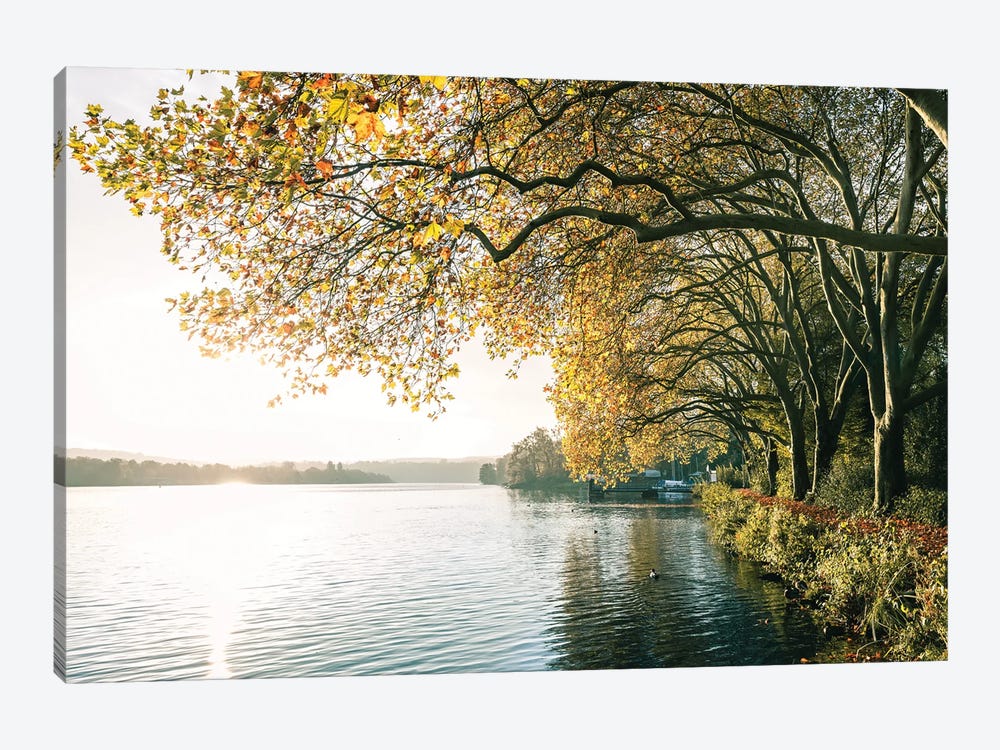 German Lake by Fabian Fortmann 1-piece Canvas Art