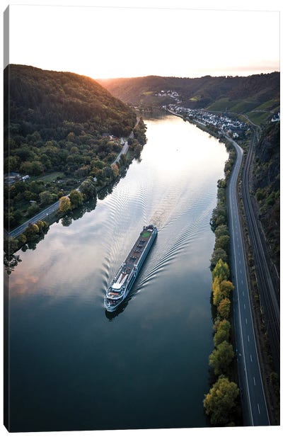 River Cruise Canvas Art Print - Fabian Fortmann