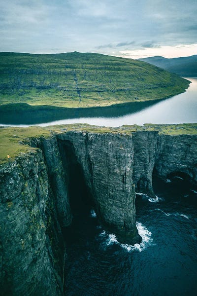 Surreal Cliff by Fabian Fortmann canvas print