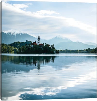 Calming Reflection Canvas Art Print - Slovenia