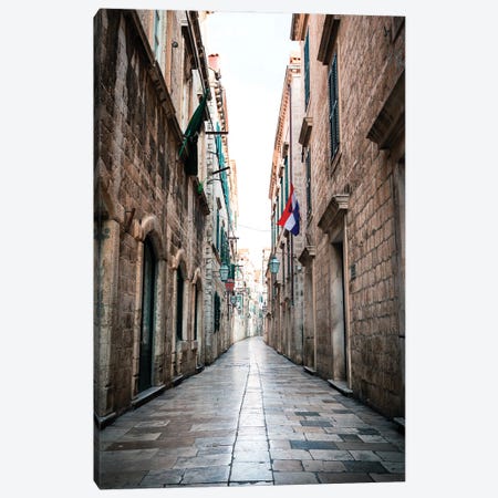 Alleys Of Dubrovnik Canvas Print #FFM195} by Fabian Fortmann Canvas Art