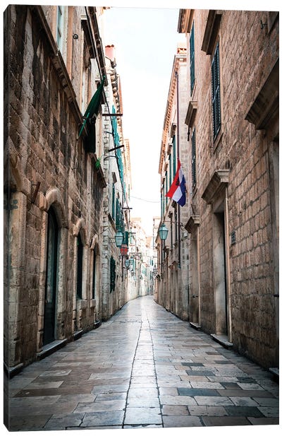 Alleys Of Dubrovnik Canvas Art Print