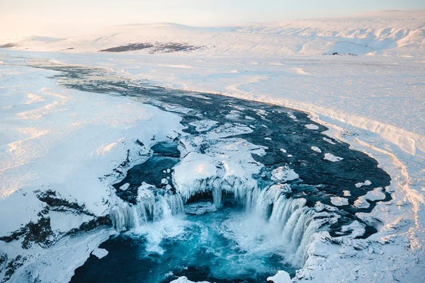 Fabian Fortmann: Winter Waterfall by Fabian Fortmann