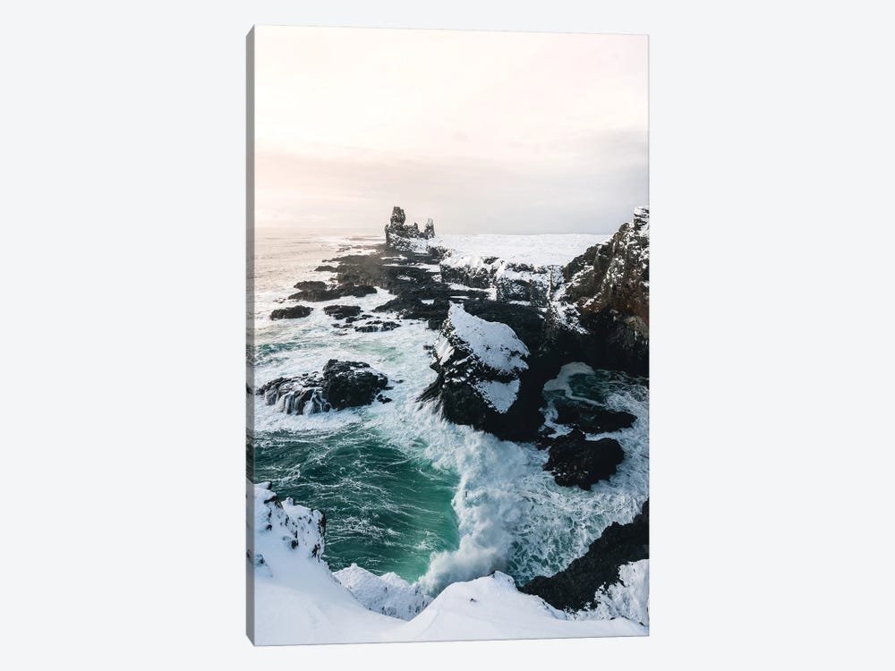 Icelandic Coast by Fabian Fortmann 1-piece Canvas Art Print
