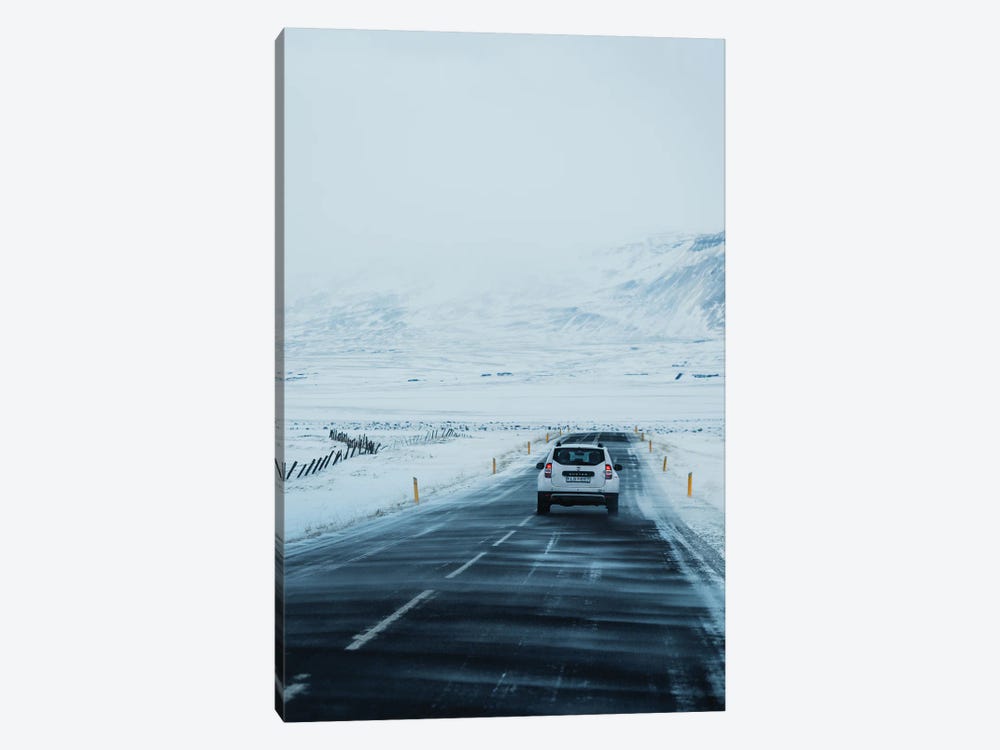 Winter Road by Fabian Fortmann 1-piece Canvas Artwork