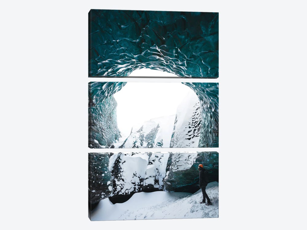 Ice Cave by Fabian Fortmann 3-piece Art Print