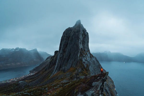 Fabian Fortmann: Senja At Night by Fabian Fortmann