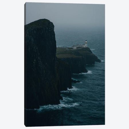 Scottish Lighthouse Canvas Print #FFM234} by Fabian Fortmann Canvas Art Print