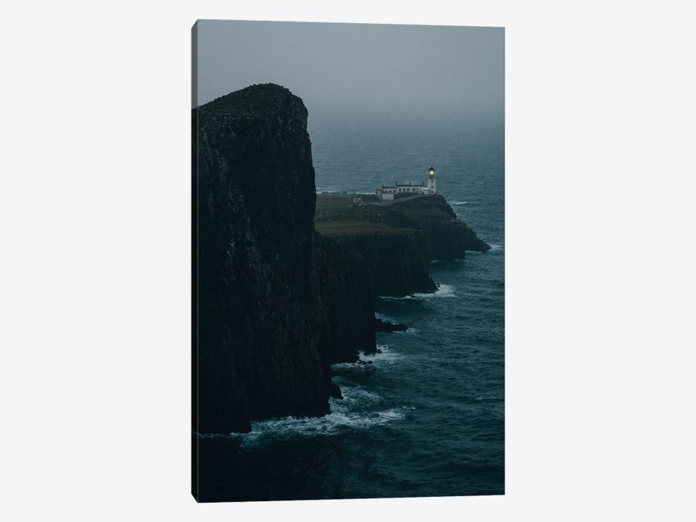 Scottish Lighthouse by Fabian Fortmann 1-piece Canvas Print