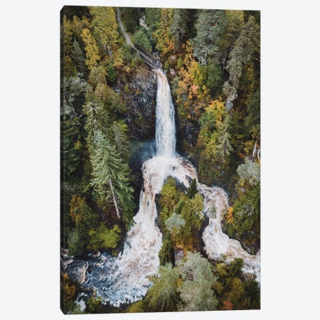Highland Waterfall II Canvas Print #FFM250} by Fabian Fortmann Canvas Artwork