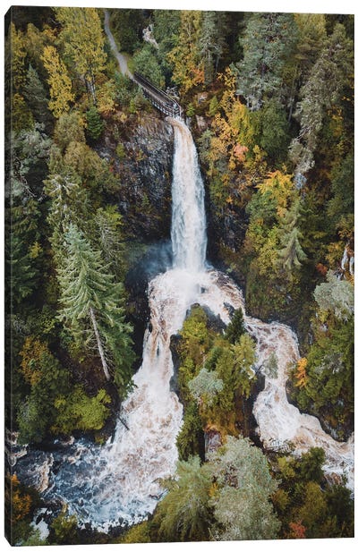 Highland Waterfall II Canvas Art Print - Fabian Fortmann