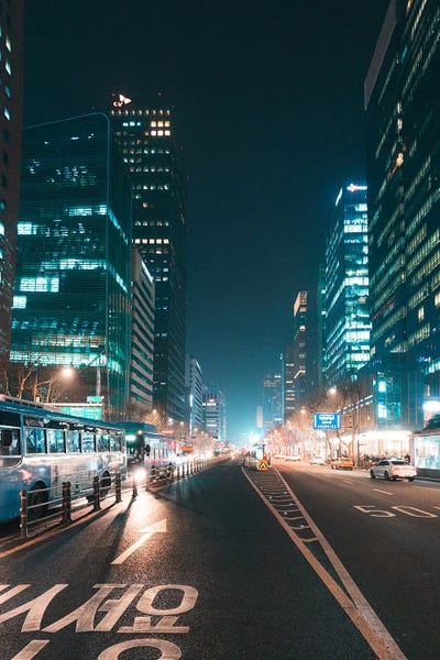 Seoul Nightlights I by Fabian Fortmann gallery poster