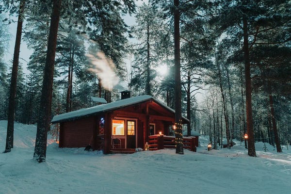 Fabian Fortmann: Finnish Winter Cabin by Fabian Fortmann