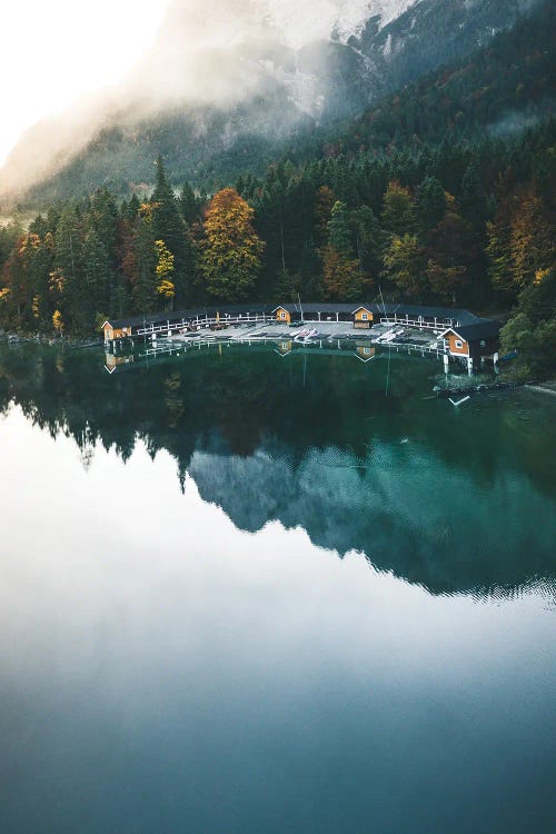 Morning By The Boathouse