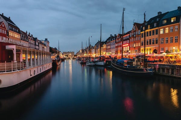 Denmark: Nightly Harbour by Fabian Fortmann