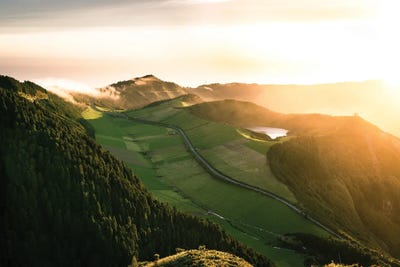 Sunset Glow by Fabian Fortmann canvas print