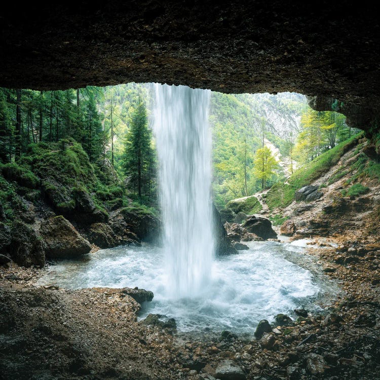Behind The Waterfall by Fabian Fortmann wall art