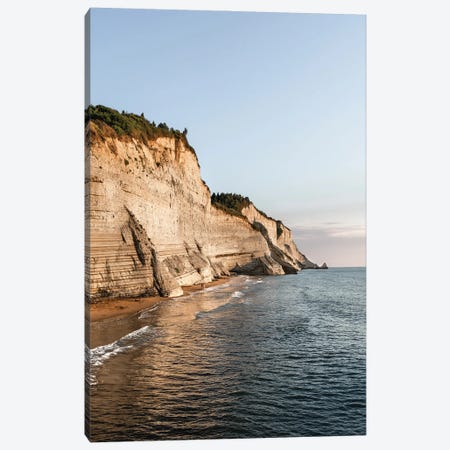 White Cliffs Of Corfu Canvas Print #FFM71} by Fabian Fortmann Art Print