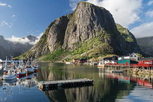 Fabian Fortmann: Norway Harbor by Fabian Fortmann