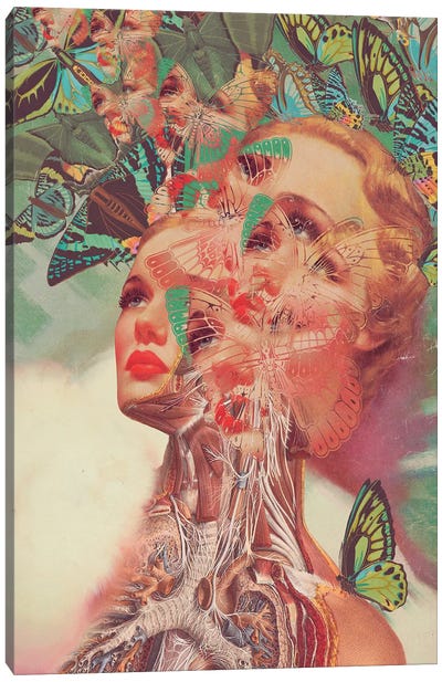 Frances Canvas Art Print - Psychedelic Dreamscapes