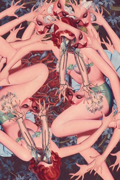 Lose Face by FFO Art canvas print