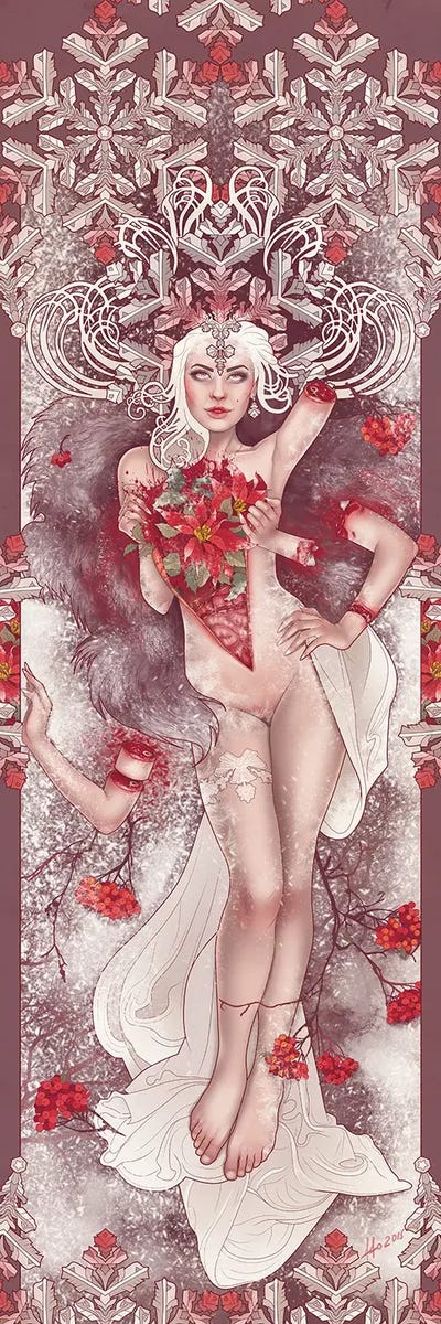 Ashberry by FFO Art framed canvas print