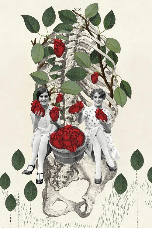 Hearts by FFO Art wall art