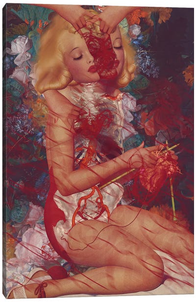 Emotional Threads Canvas Art Print - Psychedelic & Trippy Art
