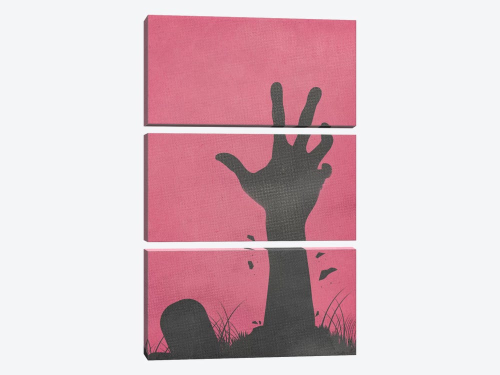 Don't Whistle By The Cemetery by 5by5collective 3-piece Canvas Wall Art