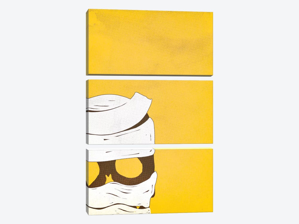 Toilet Paper All Over Your Head by 5by5collective 3-piece Art Print