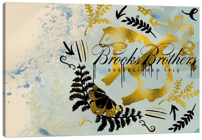 Golden Lamb I Canvas Art Print - Fashion Typography