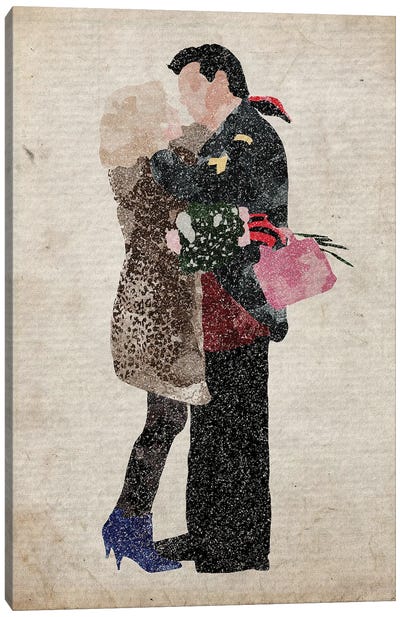 True Romance Canvas Art Print - Romance Movie Art