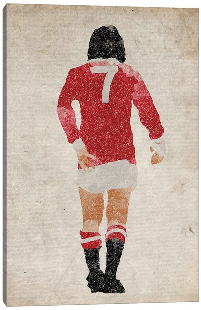 George Best Canvas Art Print - Soccer Art