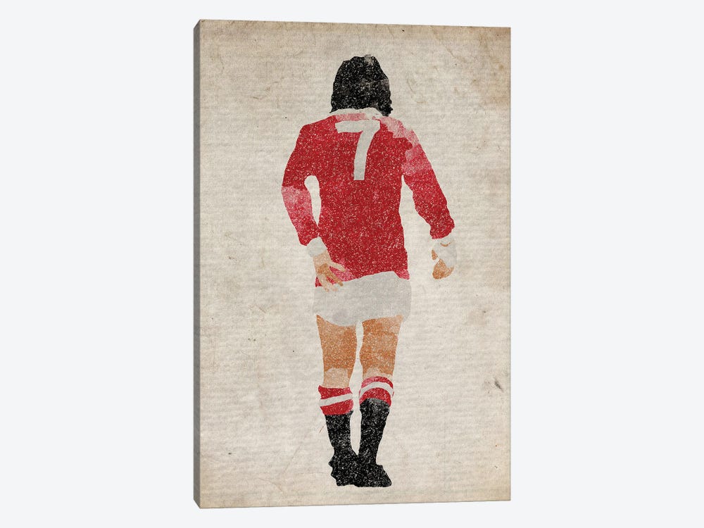 George Best by FisherCraft 1-piece Canvas Wall Art