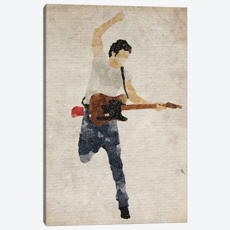 Bruce Springsteen Born In The Usa Canvas Print #FHC12} by FisherCraft Canvas Art