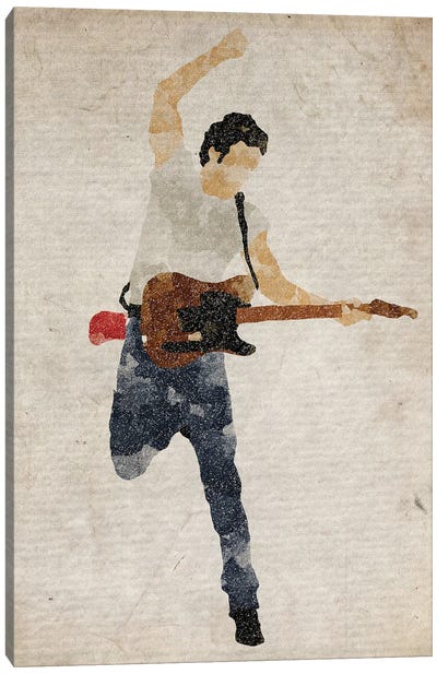 Bruce Springsteen Born In The Usa Canvas Art Print - FisherCraft