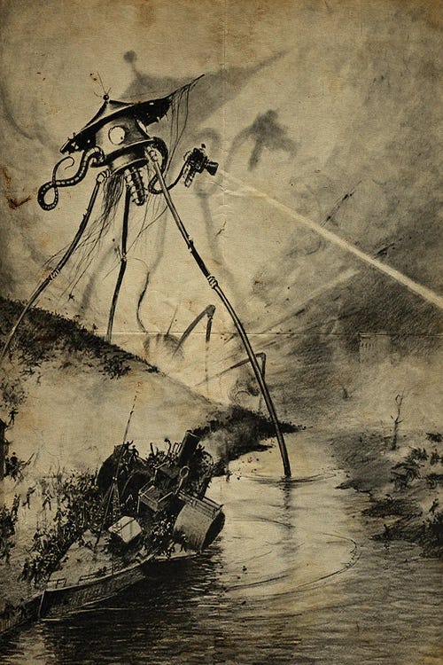 War Of The Worlds River Attack