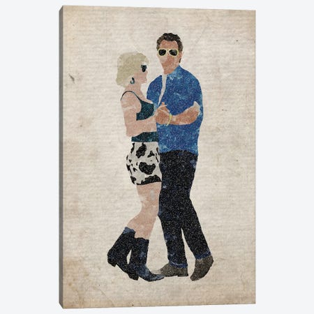 True Romance Clarence and Alabama Dancing Canvas Print #FHC207} by FisherCraft Canvas Art