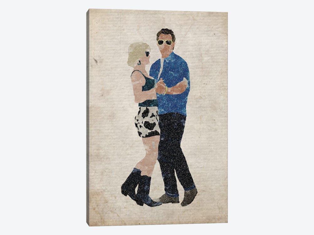 True Romance Clarence and Alabama Dancing by FisherCraft 1-piece Canvas Artwork