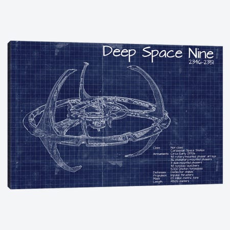 Deep Space Nine Canvas Print #FHC209} by FisherCraft Art Print