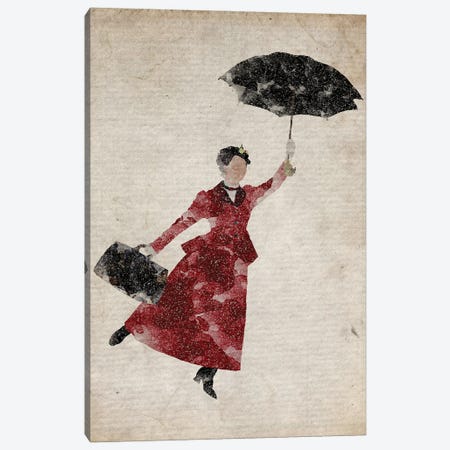 Mary Poppins I Canvas Print #FHC214} by FisherCraft Art Print