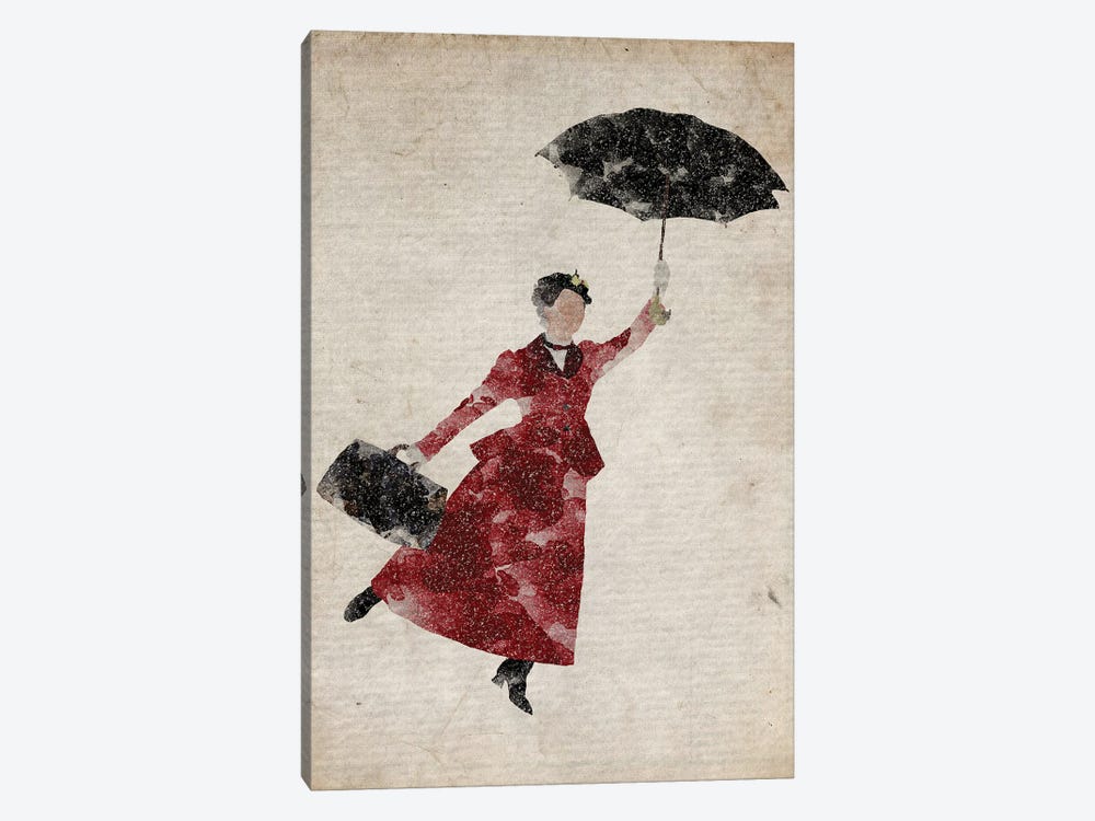 Mary Poppins I by FisherCraft 1-piece Canvas Wall Art